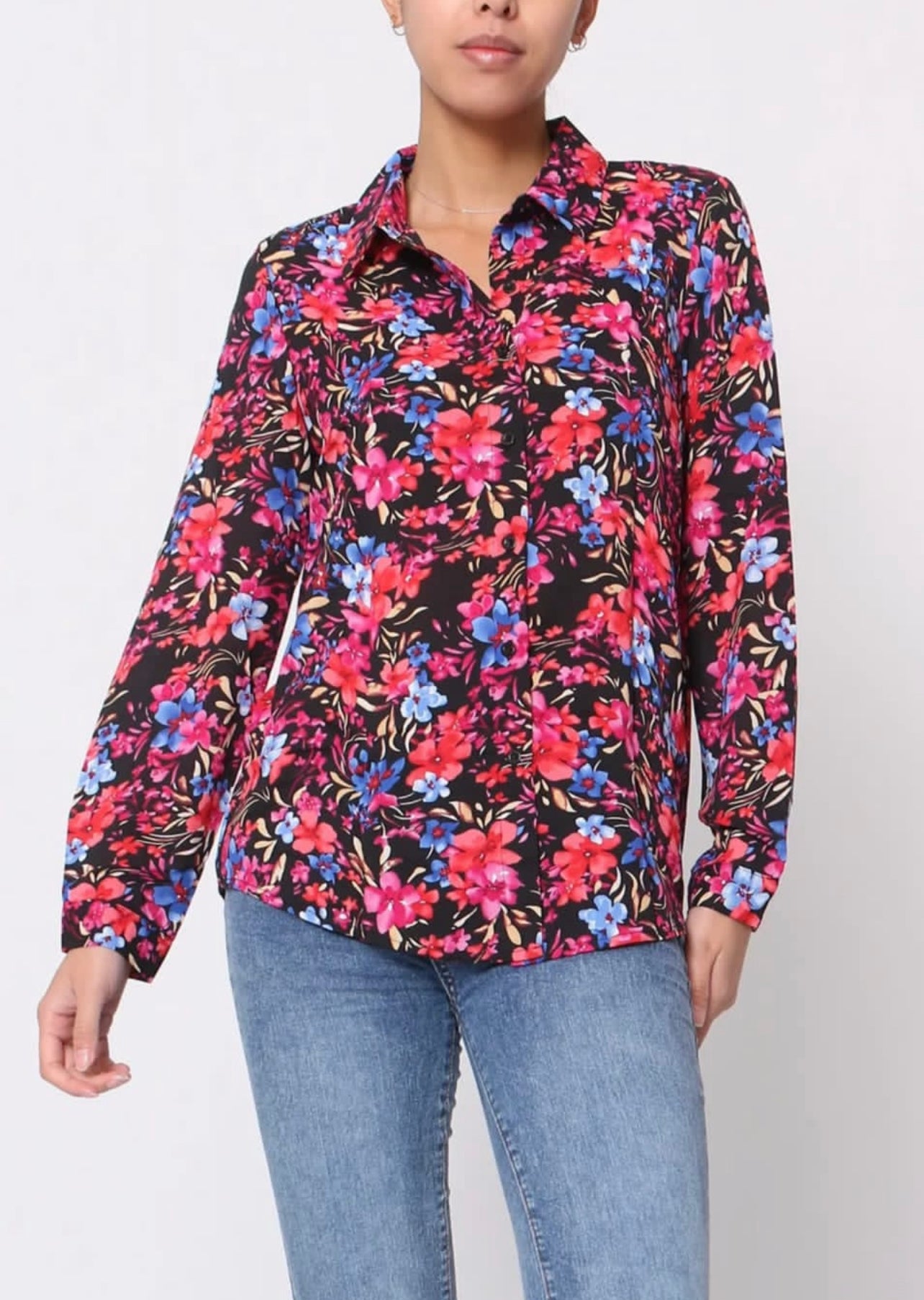 Mixed Floral Blouse