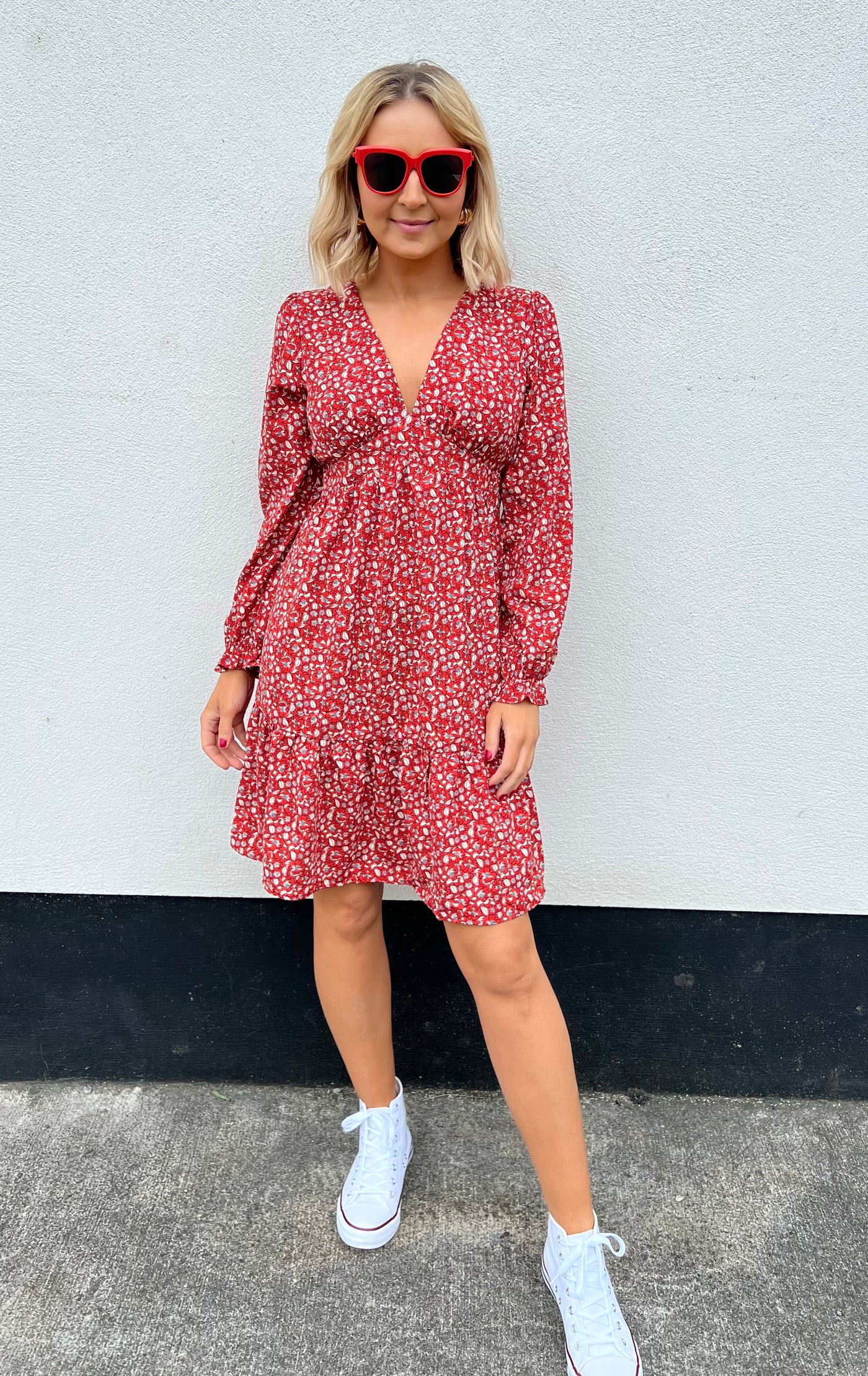 All Over Floral Dress